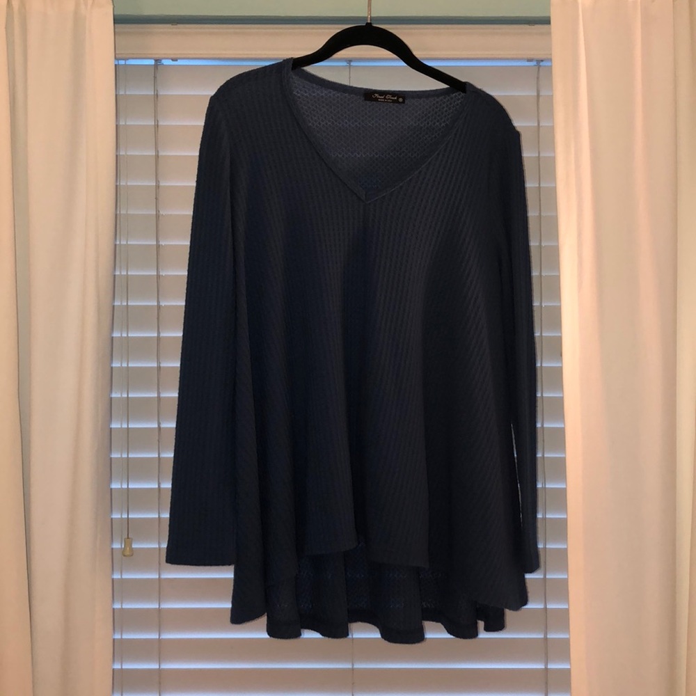 Basketweave sweater or tunic top